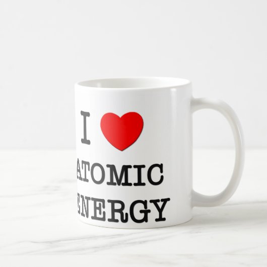 I Love Atomic Energy Koffiemok (Rechts)