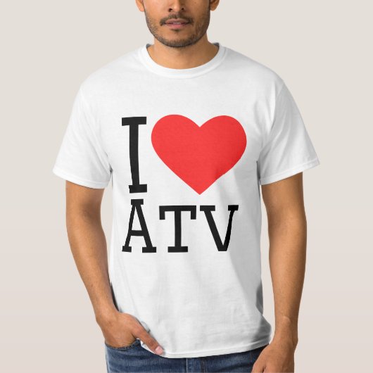 I love atv t-shirt (Voorkant)