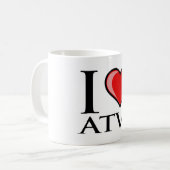 I Love ATVs Koffiemok (Voorkant links)