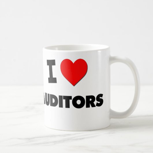 I Love Auditors Koffiemok (Rechts)