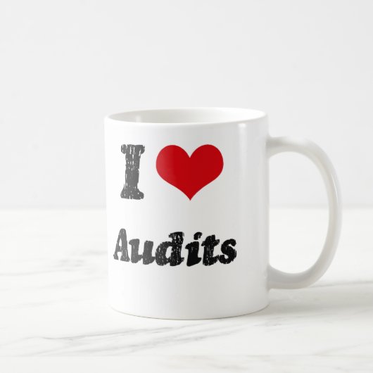 I Love Audits Koffiemok (Rechts)