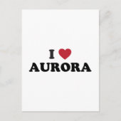 I Love Aurora Illinois Briefkaart (Voorkant)