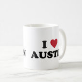 I Love Austin Koffiemok (Voorkant rechts)