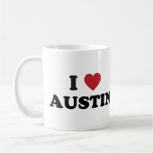 I Love Austin Koffiemok (Links)