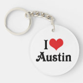 I Love Austin Sleutelhanger (Voorkant)