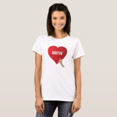 I Love Austin T-shirt (Voorkant volledig)