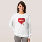 I Love Austin T-shirt (Voorkant volledig)