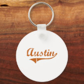 I Love Austin Texas Sleutelhanger (Voorkant)