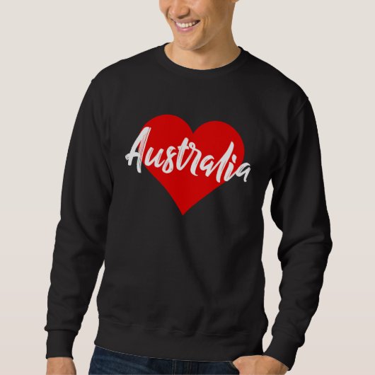 I Love Australia  Aussie   For Women Girls Trui (Voorkant)