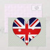 I Love Australia Briefkaart (Voorkant / Achterkant)