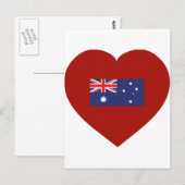 I Love Australia Briefkaart (Voorkant / Achterkant)