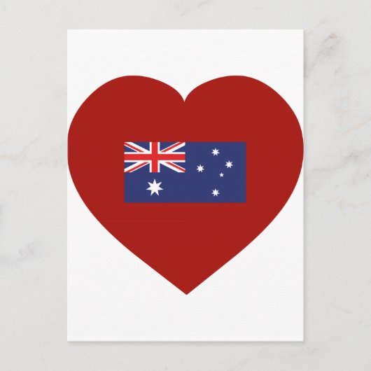 I Love Australia Briefkaart (Voorkant)