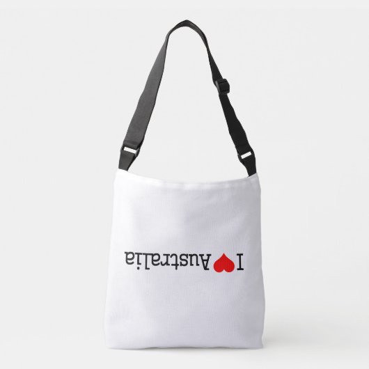 I Love Australia Crossbody Tas (Voorkant)