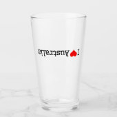 I Love Australia Glas (Voorkant)