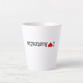 I Love Australia Latte Mok (Voorkant)
