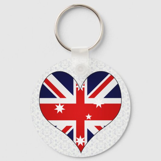 I Love Australia Sleutelhanger (Voorkant)