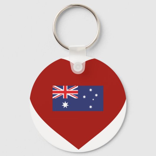 I Love Australia Sleutelhanger (Voorkant)