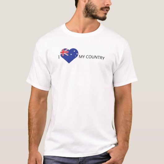 I Love Australia T-shirt (Voorkant)