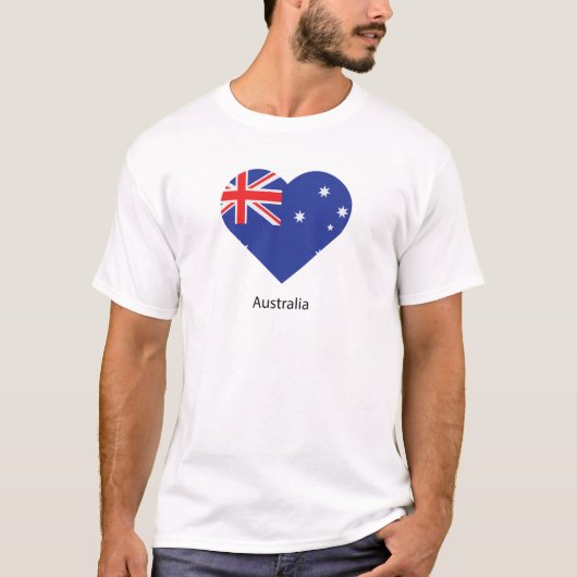 I Love Australia T-shirt (Voorkant)