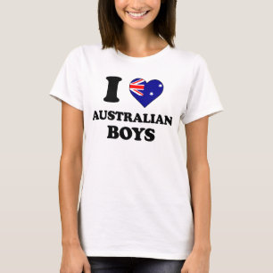 I love Australian Boys T-shirt