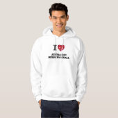 I Love Australian Rules Football Hoodie (Voorkant volledig)