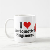 I Love Automotive Engineers Koffiemok (Links)
