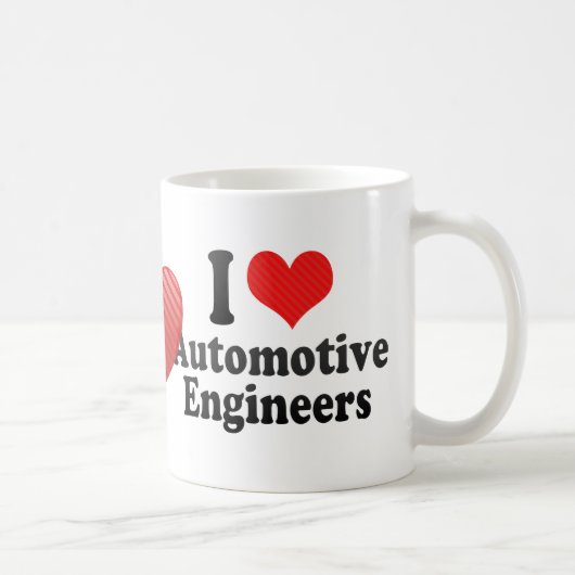 I Love Automotive Engineers Koffiemok (Rechts)
