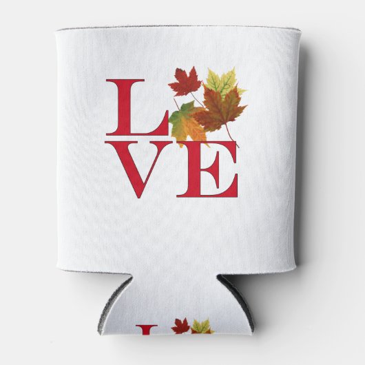 I Love Autumn Blikjeskoeler (Voorkant)