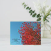 I Love Autumn Briefkaart (Staand voorkant)