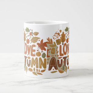 I Love Autumn Grote Koffiekop