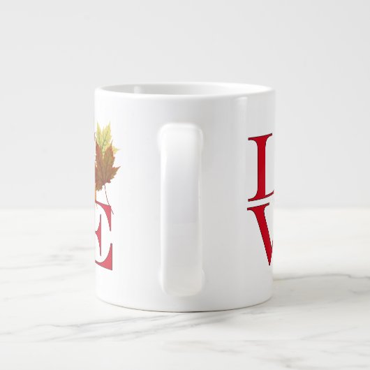 I Love Autumn Grote Koffiekop (Achterkant)