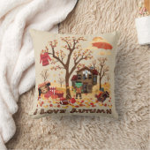 I Love Autumn - Herfst Scenery Kussen (Deken)