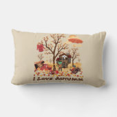 I Love Autumn - Herfst Scenery Kussen (Achterkant)