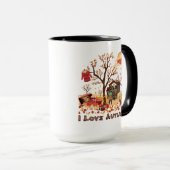 I Love Autumn - Herfst Scenery Mok (Voorkant rechts)