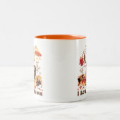 I Love Autumn - Herfst Scenery Tweekleurige Koffiemok (Center)