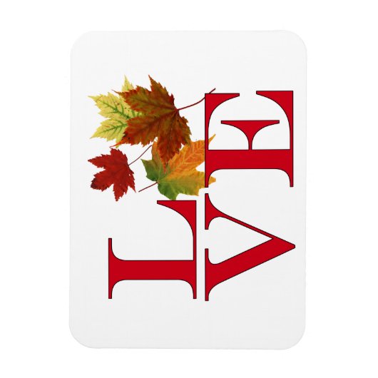 I Love Autumn Magneet (Verticaal)