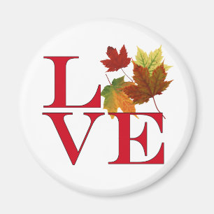 I Love Autumn Magneet