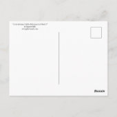 I Love Autumn, subtle—Red Aspen Leaf Heart 1 Briefkaart (Achterkant)