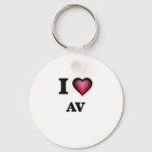 I Love Av Sleutelhanger (Voorkant)