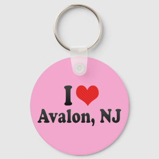 I Love Avalon, NJ Sleutelhanger