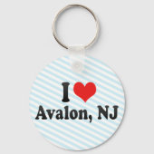 I Love Avalon, NJ Sleutelhanger (Voorkant)