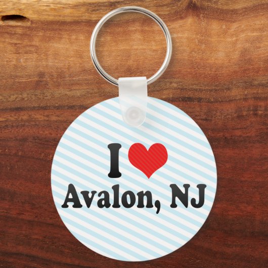 I Love Avalon, NJ Sleutelhanger (Voorkant)