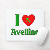 I Love Avellino Italy Muismat (Met muis)