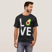 I Love Avocado Avocado Vegan T-shirt (Voorkant volledig)