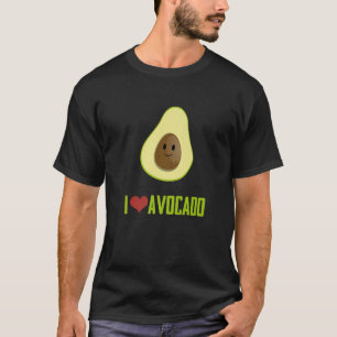 I Love Avocado Gift Foodie Vegan Avo Vegetarian Gi T-shirt