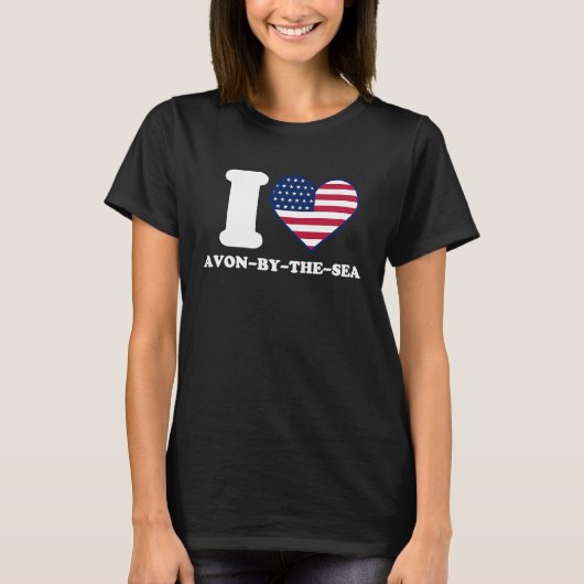 I love Avon by the Sea I heart Avon by the Sea T-shirt (Voorkant)