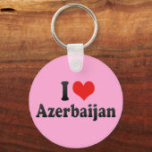 I Love Azerbeidzjan Sleutelhanger (Voorkant)