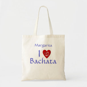 I Love Bachata Heart Latin Dans Bag Tote Bag