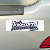 I Love BACHATA Music Bumpersticker (Op auto)
