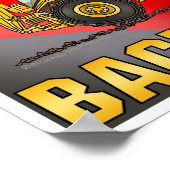 I Love Backhoes Poster Print (Hoek)